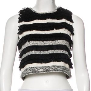 Mara Hoffman Fringe Embroidery Top